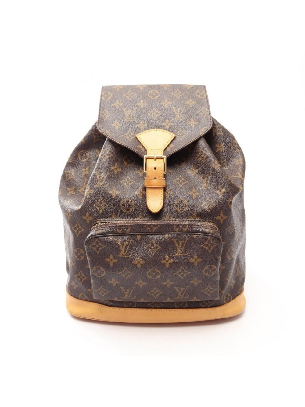 Louis Vuitton Backpack Montsouris GM Monogram Canvas Leather